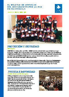 Boletín MPDL Guatemala Agosto 2019