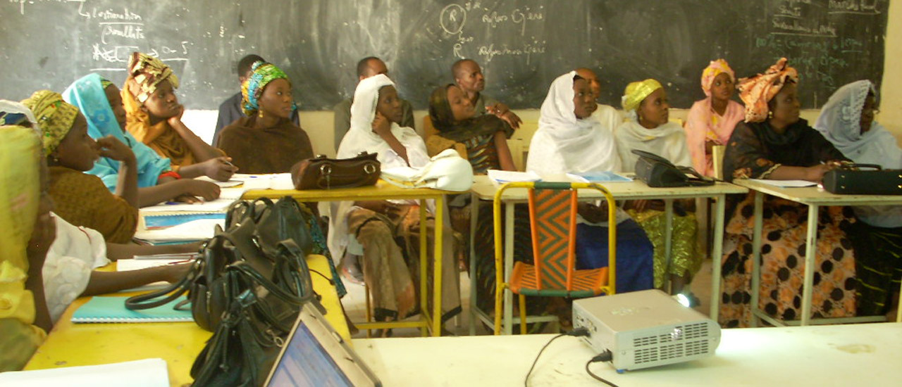 Sesión de formación a mujeres en Níger