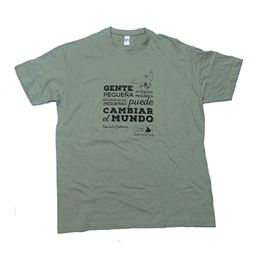 Camiseta Movimiento por la Paz Hombre Gris