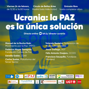 Acto 'Ucrania: la paz es la única solución'