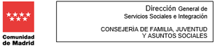 Consejería de Familia, Juventud y Asuntos Sociales - Comunidad de Madrid
