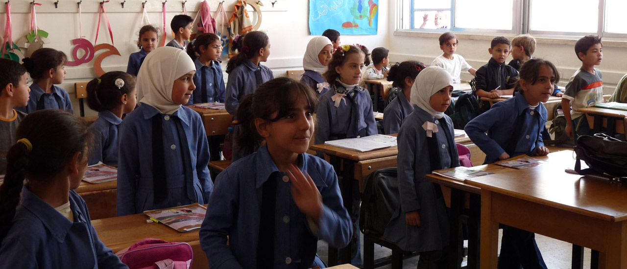 Un colegio de Zarqa (Jordania) inaugura una aula de educación especial