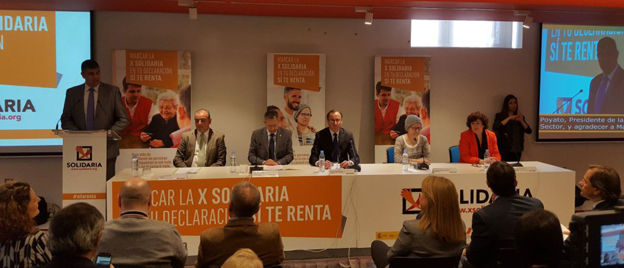 La X Solidaria en tu declaración de la renta, #Síterenta
