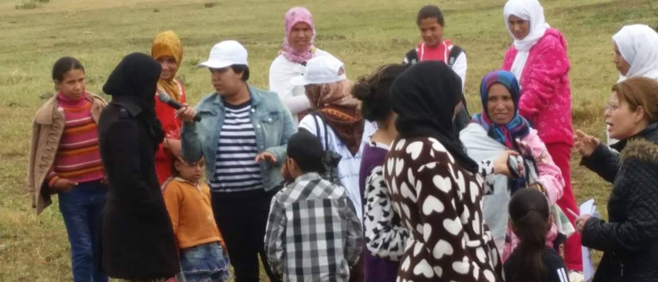 Caravana de sensibilización en Larache (Marruecos)