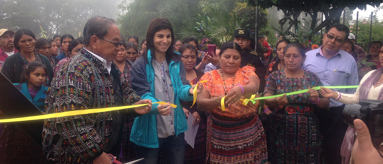 Inauguración Espacio Público Seguro - proyecto Municipios Libres de Violencia (Sololá, Guatemala)