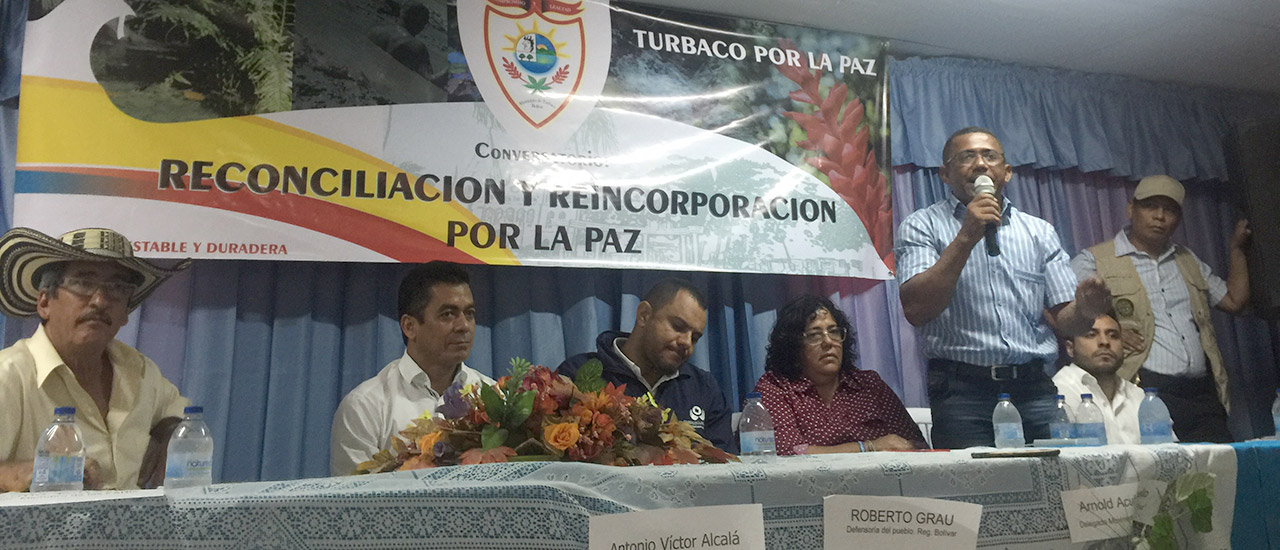 Conversatorio de reconciliación y reincorporación para la Paz en Colombia