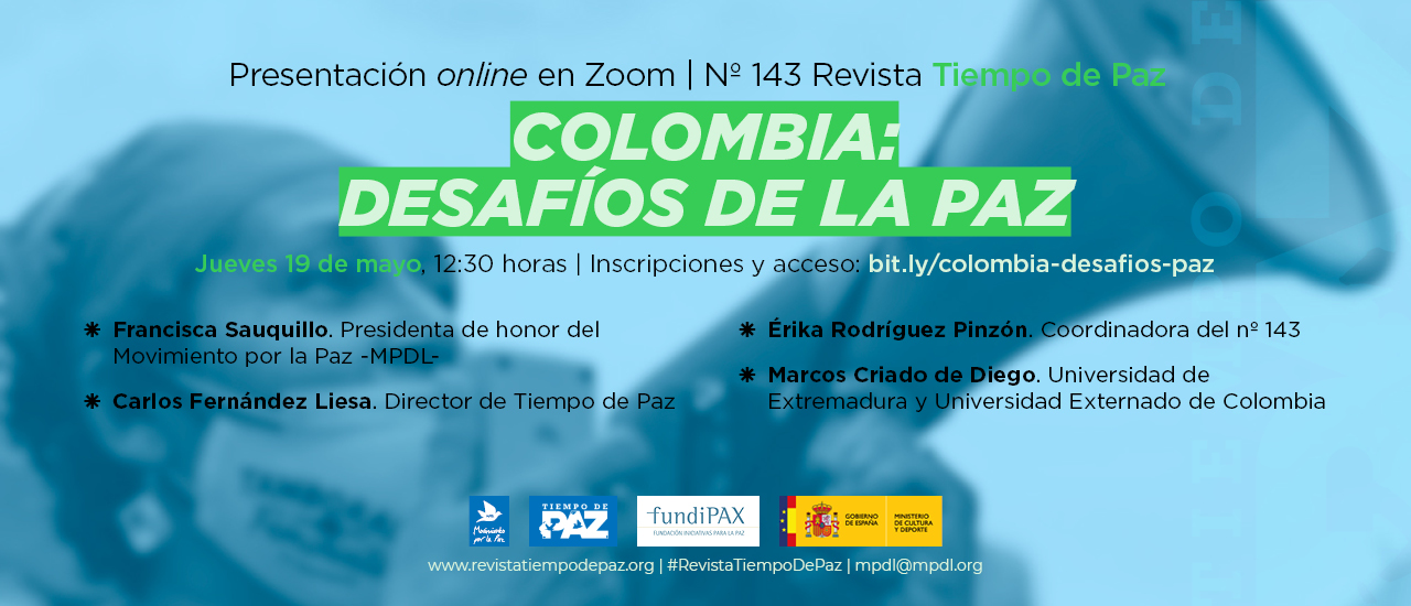 Presentación online: Colombia, desafíos de la paz