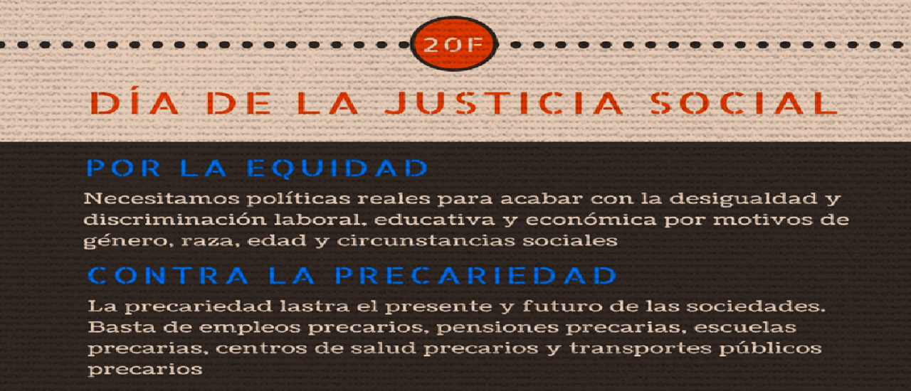 La necesidad de reivindicar justicia social