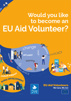 Folleto EU Aid Volunteers | Inglés